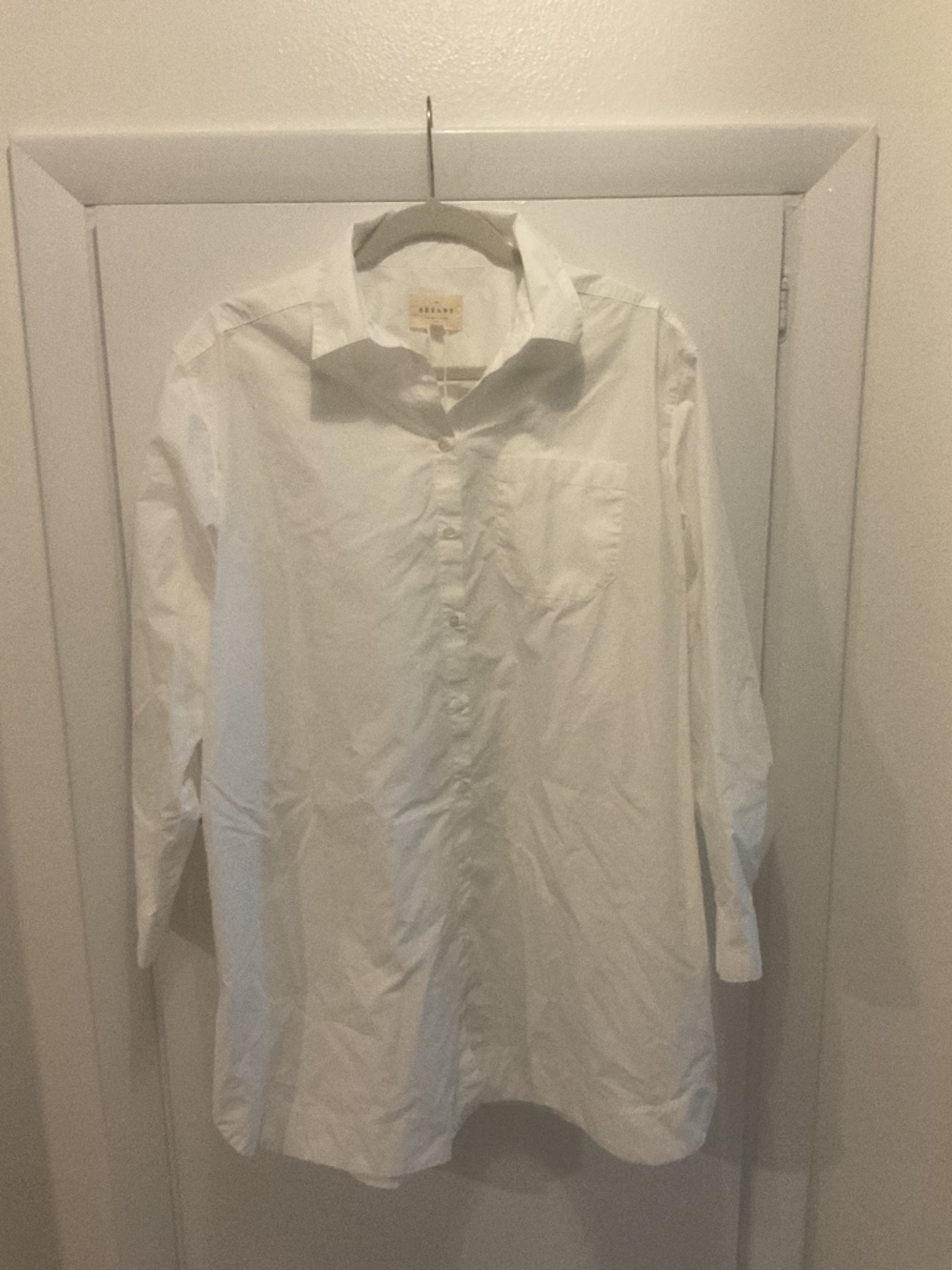 Sezane Maxine Dress, White, Size 4